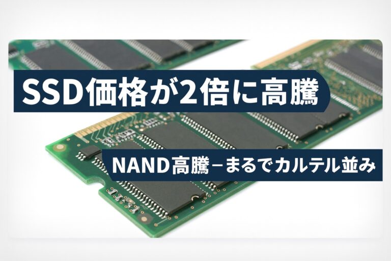 SSD and NAND price hike