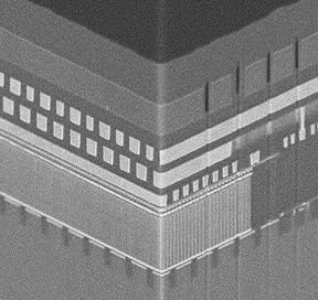 OCTRAM 3D集積化断面構造