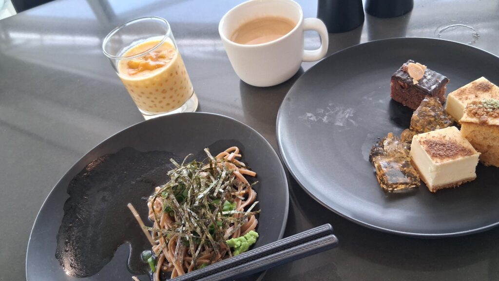 Hong Kong Airport Lounge - Sapphire Lounge menu